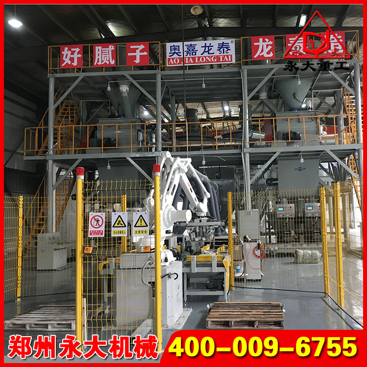 自動碼垛膩?zhàn)臃凵a(chǎn)線